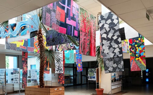 Malarskie kompozycje studentów architektury