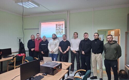 Realizacja zajęć z prof. wizytującym Mattiasem Zigenhornem z Brandenburskiego Uniwersytetu Technicznego w Cottbus